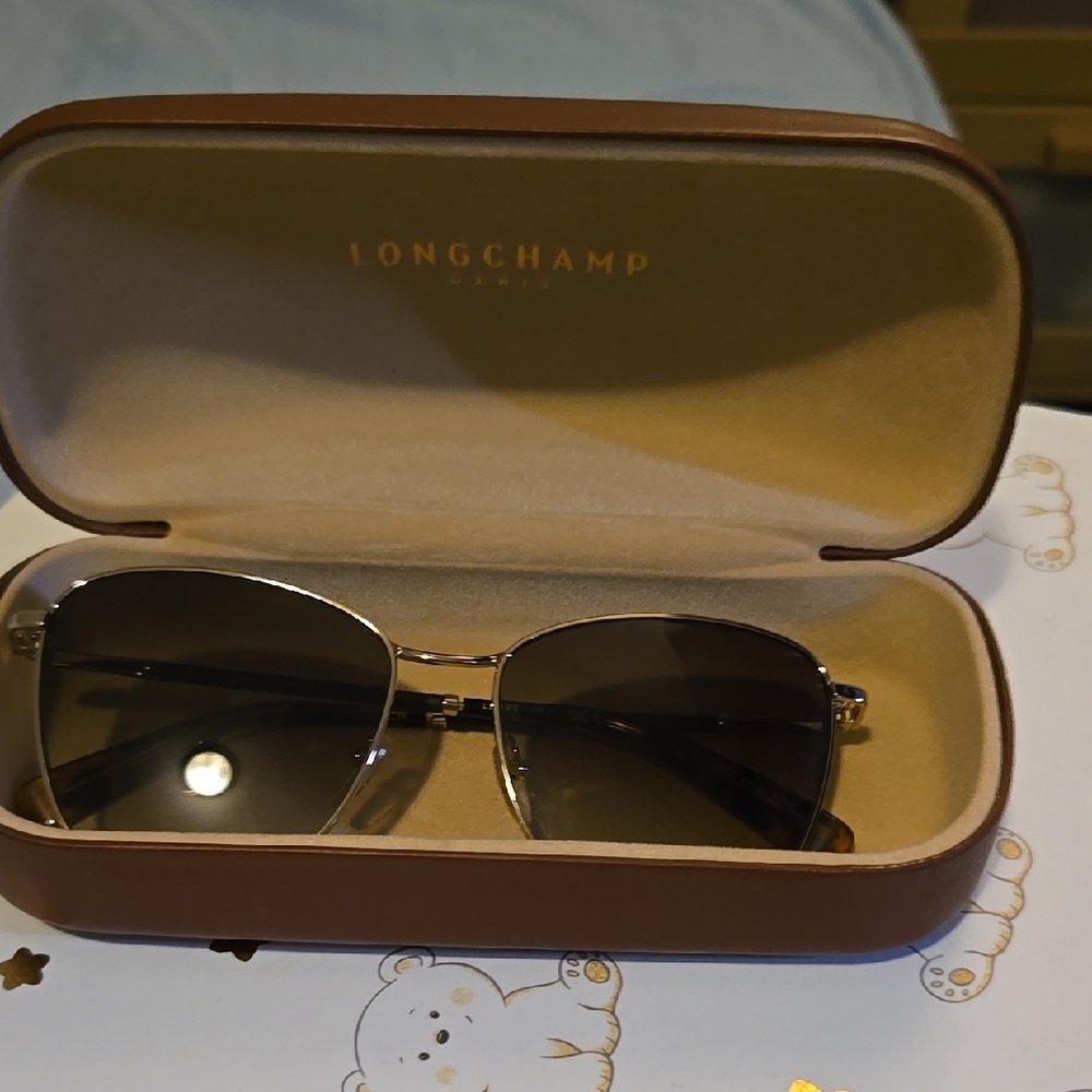 Longchamp Black Sunglasses Gradient Lenses